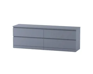 Комод Варма 4 Д серый пигмент (аналог IKEA)