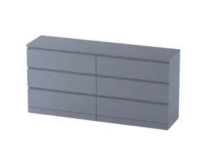 Комод Варма 6 Д серый пигмент (аналог IKEA)