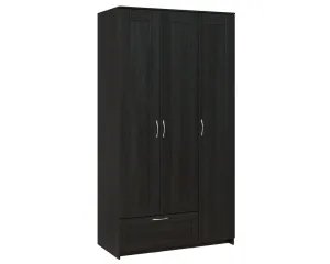 Шкаф Сириус 3-х створчатый 1 ящик (дуб венге)