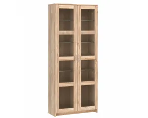 Шкаф с витриной Сириус, 1900х800х350 (ВхШхГ), 2.02.16.560.3 (сонома)