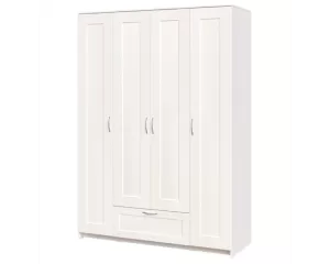Шкаф Сириус 4-х створчатый 1 ящик, 2200х1560х590 (ВхШхГ), 2.02.01.490.1 (белый)