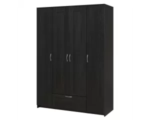 Шкаф Сириус 4-х створчатый 1 ящик, 2200х1560х590 (ВхШхГ), 2.02.01.490.5 (дуб венге)