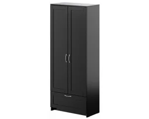 Шкаф распашной Сириус 2-х створчатый 1 ящик, 1900х782х412 (ВхШхГ), (дуб венге)