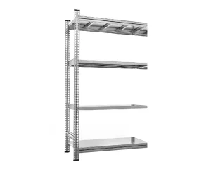 Дополнительная секция серии "Цинк-Т", 2500×1500×600 (В×Д×Г), 4 полки