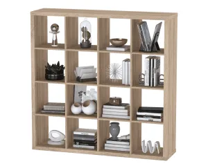 Стеллаж Фора 16 дуб беленый (аналог IKEA KALLAX)