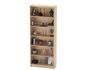 Стеллаж Варма 80 дуб беленый шпон (аналог IKEA BILLY)