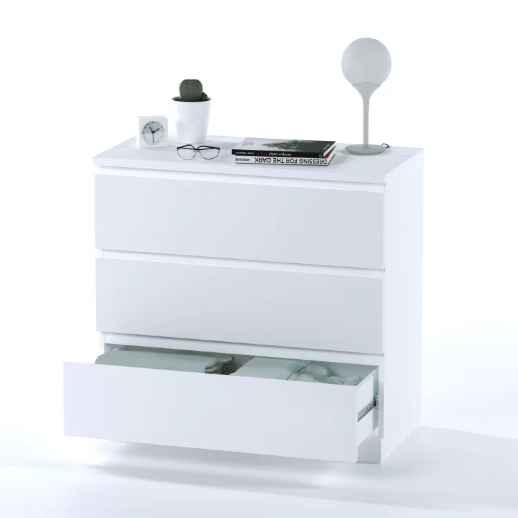 Комод Варма 3 белый пигмент (аналог IKEA)