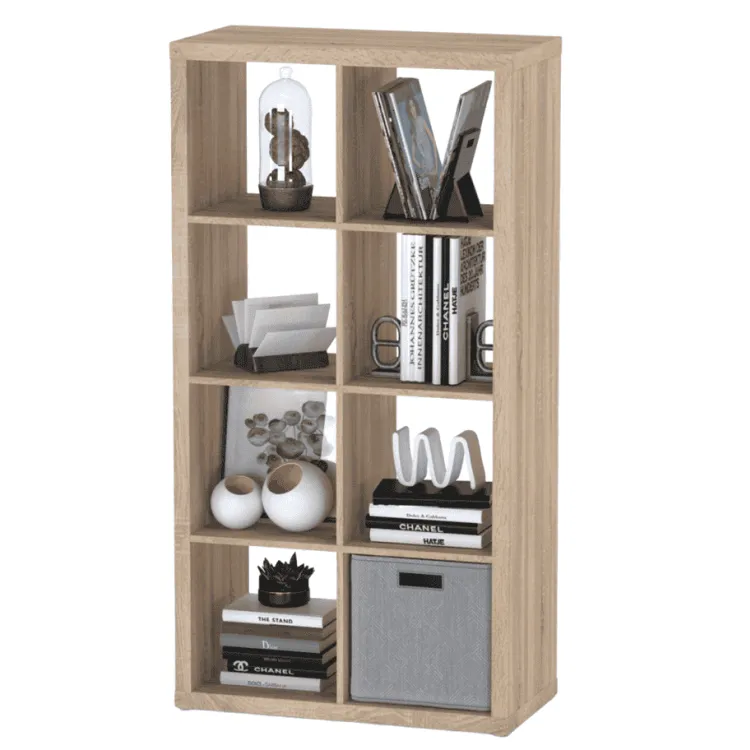 Стеллаж Фора 8 дуб беленый (аналог IKEA KALLAX)