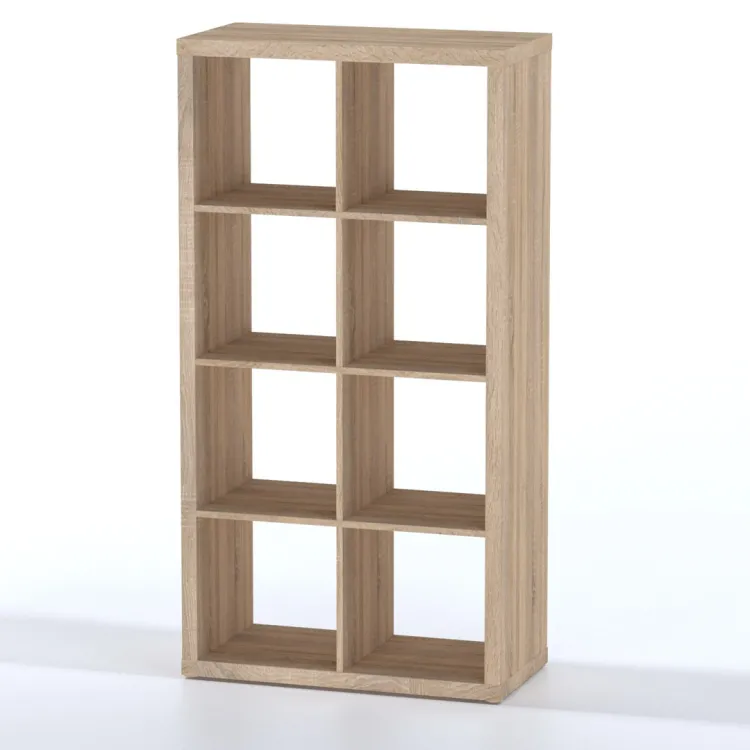 Стеллаж Фора 8 дуб беленый (аналог IKEA KALLAX)