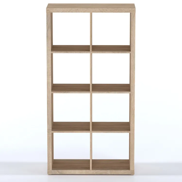 Стеллаж Фора 8 дуб беленый (аналог IKEA KALLAX)