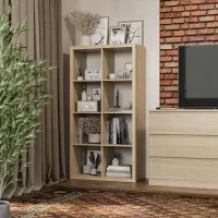 Стеллаж Фора 8 дуб беленый (аналог IKEA KALLAX)