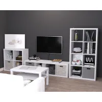 Стеллаж Фора 4 белый (аналог IKEA KALLAX)