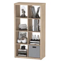 Стеллаж Фора 8 дуб беленый (аналог IKEA KALLAX)