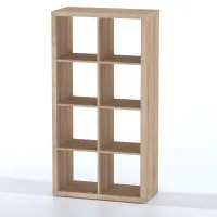 Стеллаж Фора 8 дуб беленый (аналог IKEA KALLAX)