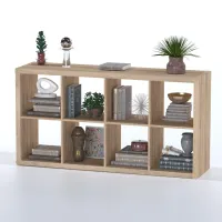 Стеллаж Фора 8 дуб беленый (аналог IKEA KALLAX)